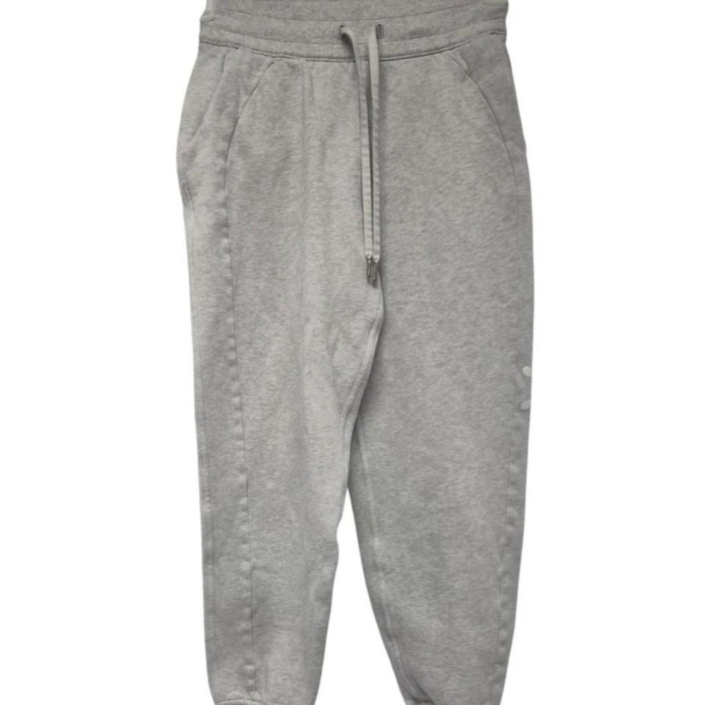 Lululemon Warm Down Jogger Heathered Core Light‎ Grey Size 4 Pants OFT #athle